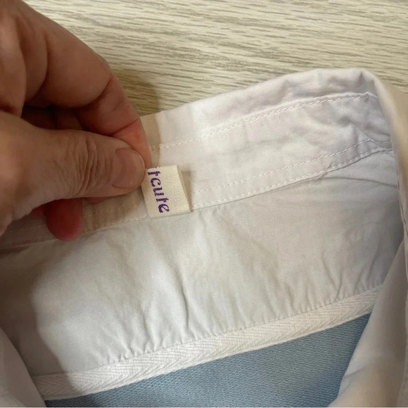 Packitcute Bunny Rabbit Blue White Collared Sweater Women’s size One Size - Picture 6 of 11